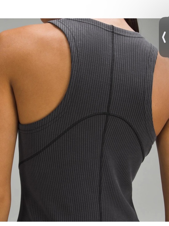 lululemon athletica Other - Ribbed Racerback Tank - Charcoal